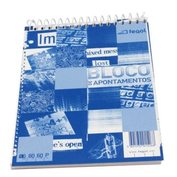 A7 Spiral Note Pad  80 sheets 