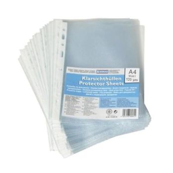 25pcs  A4 Extra Wide  Sheet Protector  125mic  