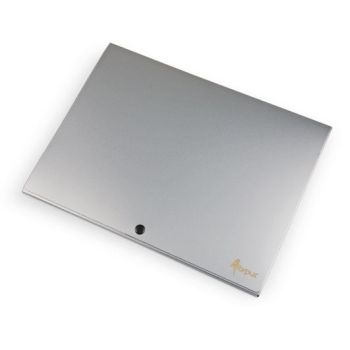 Document Envelope Plastic with Button Silver