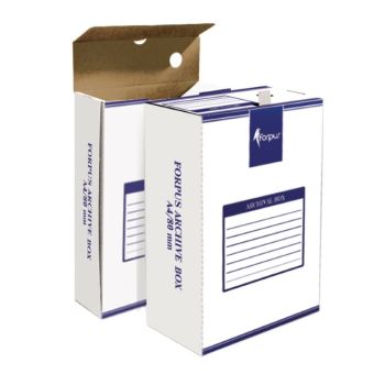 Archive Box White 120mm