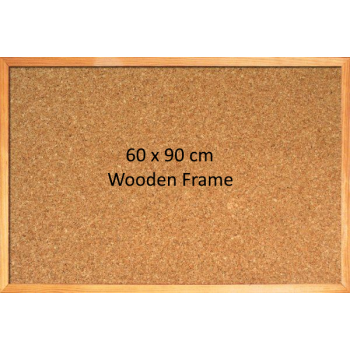 Cork Board 60x90  w/wooden Frame