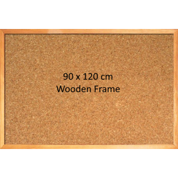 Cork Board 90x120  w/wooden Frame