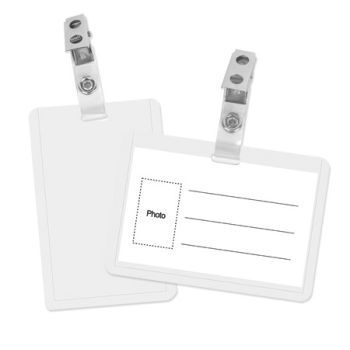 Name Badge Horizontal With Hard Plastic 