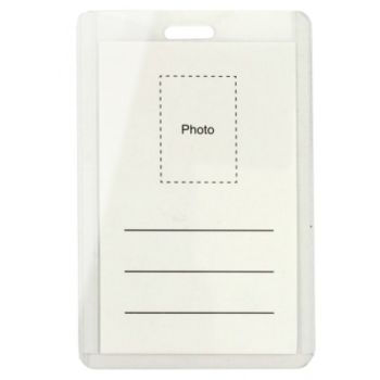Name Badge Vertical With Hard Plastic