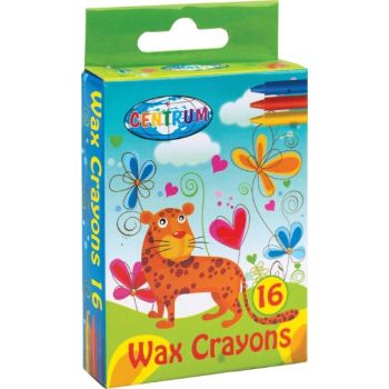 Crayons wax 16col. GIRAFFE