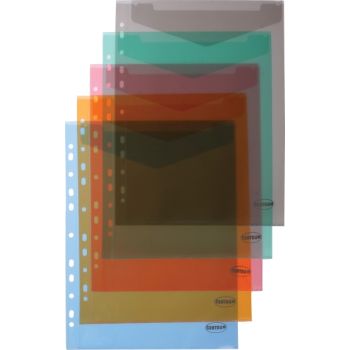 Envelope A4 0.18mm Vertical w/perforation PP