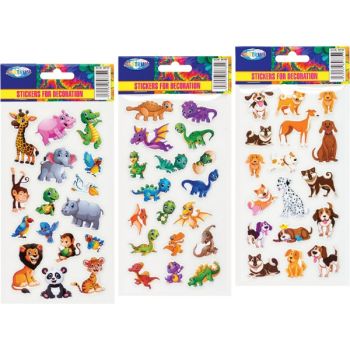 Sticker Puffy 23x30mm & 20x35mm EVA+SPONGE+PVC+PET