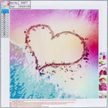 Diamond pictures canvas 30x30cm / PVC box 