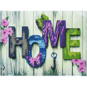 5D Diamond Mosaic KIT "Home" 30x40cm - SPECIAL OFFER