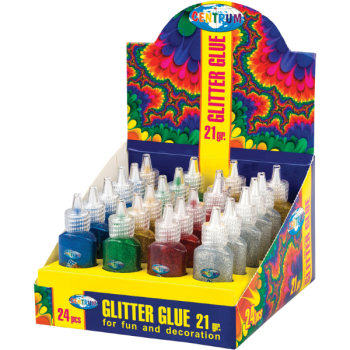 Glitter glue for decoration 21ml /display box 