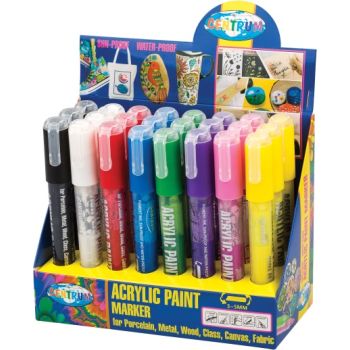 Acrylic paint marker 3-5mm bullet and chisel tip