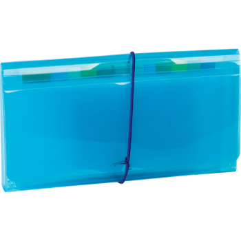 Expanding file B6 w/elastic bands (assorted ) PP