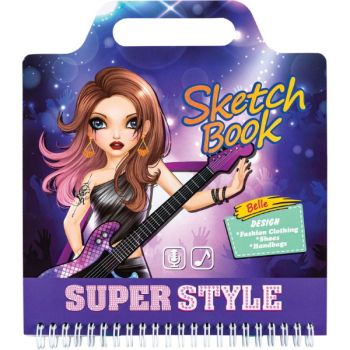 Sketch book 20x22cm stickers