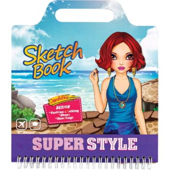 Sketch book 20x22cm stickers