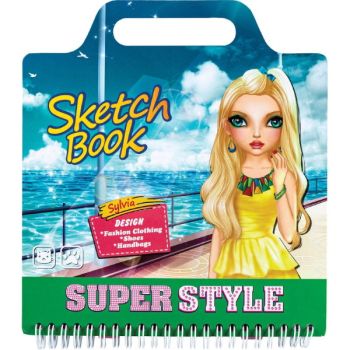 Sketch book 20x22cm stickers
