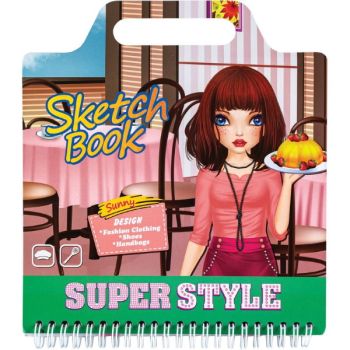 Sketch book 20x22cm stickers