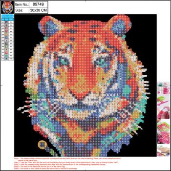 Diamond pictures canvas 30x30cm / PVC box 