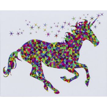 Acrylic paints & canvas pictures painting by number 40x50cm UNICORN