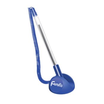 Ball pen w/stand FOROFIS blue ink 1.0mm 