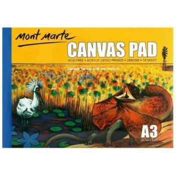 Canvas Pad  A3  10 Sheets