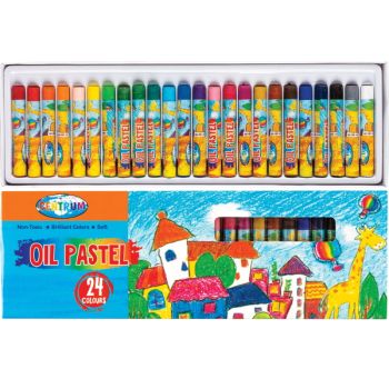Oil pastel 24col. MAGIC Willage lenght 60mm, diam.7mm