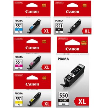 Canon Ink CL-521 MAGENTA, BLACK, CYAN, YELLOW, GREY