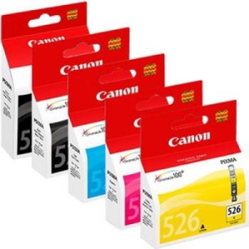 Canon Ink CLI-526 MAGENTA, BLACK, CYAN, YELLOW, GREY