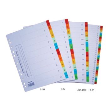 Paper Divider A4  Colours 31 Tabs PREMIER  