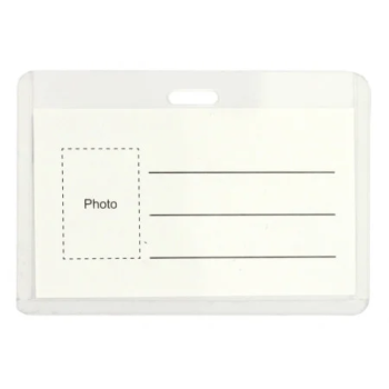 Name Badge Horizontal With Hard Plastic 