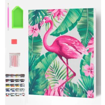 Flamingo Diamond Canvas 