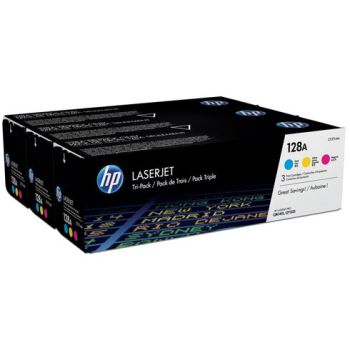HP LASER TONER 128 TRI-PACK (CYAN,MAGENTA,YELLOW)