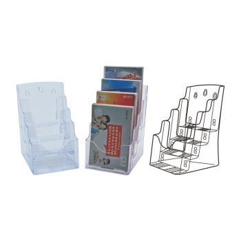 Acrylic Stand A5 4 Compartments