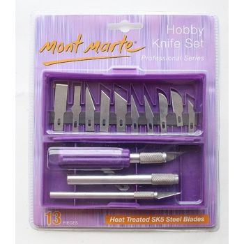 Hobby Knife Set 13pcs  MACR0004