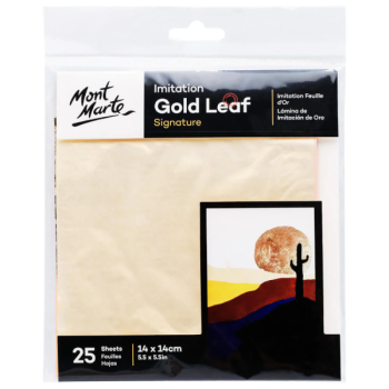 Imitation Gold Foil    14x14cm 25Sheets
