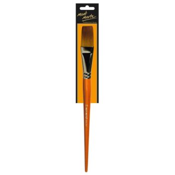 M.M. Artist Brush Taklon Flat Long 24