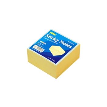 Sticky Memo Cube 75x75 Yellow