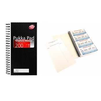 Pukka Pad Duplicate Telephone Message  NCR