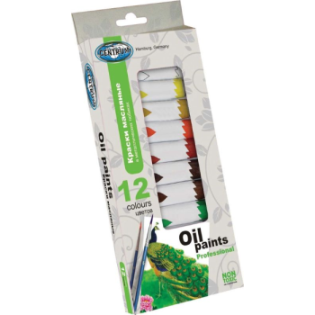 Oil paints,metal tubes 12col. *12ml /paper box