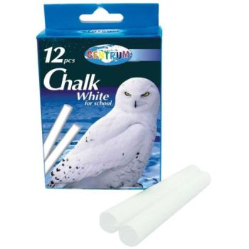 School chalk colour 12pcs length 80mm, diam.7.5mm /paper box