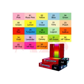 A4 Bright Color Copy Paper  80grm  500Sheets