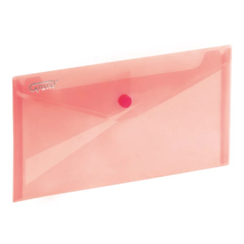 PP storage envelope Grand ZP-046-DL button white