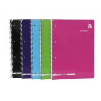 A4 80 Sheets Spiral Note Book "Universal" 