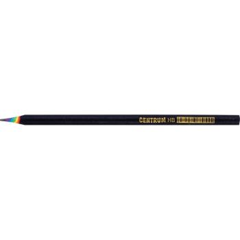 Pencil paper HB RAINBOW round,sharpened /drum