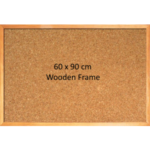Cork Board 60x90  w/wooden Frame