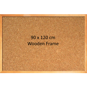 Cork Board 90x120  w/wooden Frame